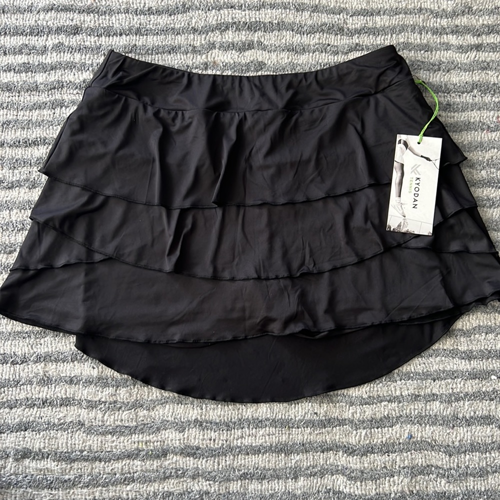 Kyodan Women’s Golf Tennis Pickleball Skirt Skort Black